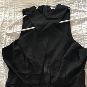 Black halter jumpsuit